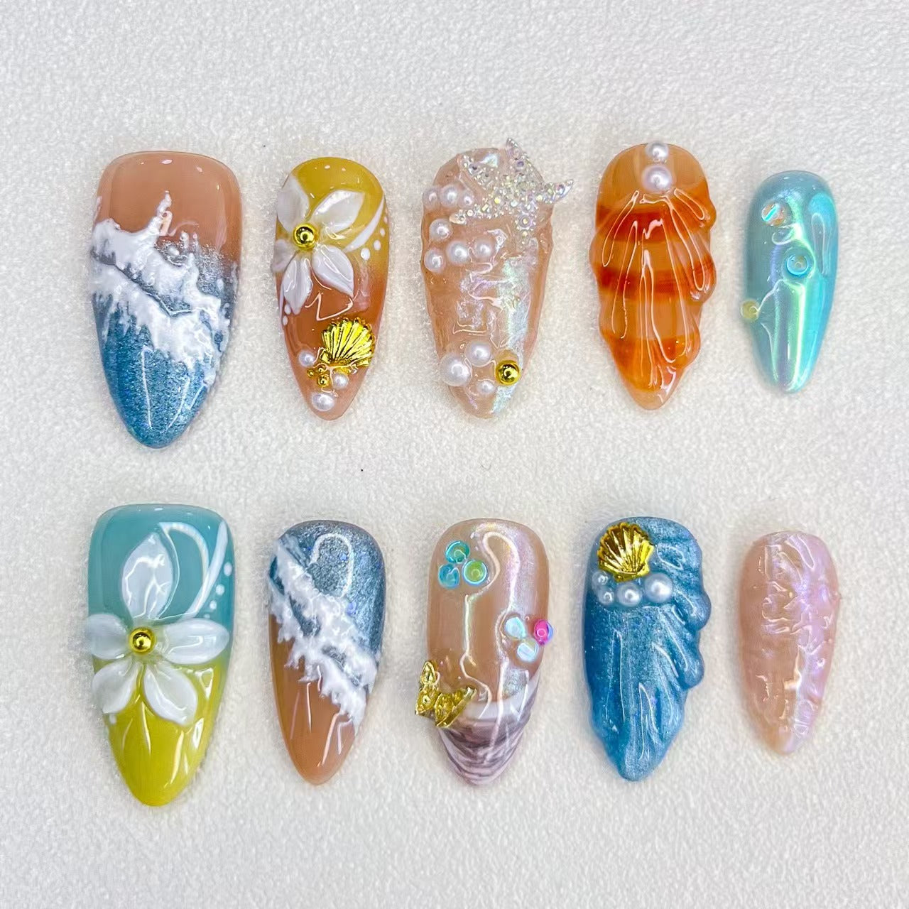 HANDMAKE 3D PRESS-ON NAILS