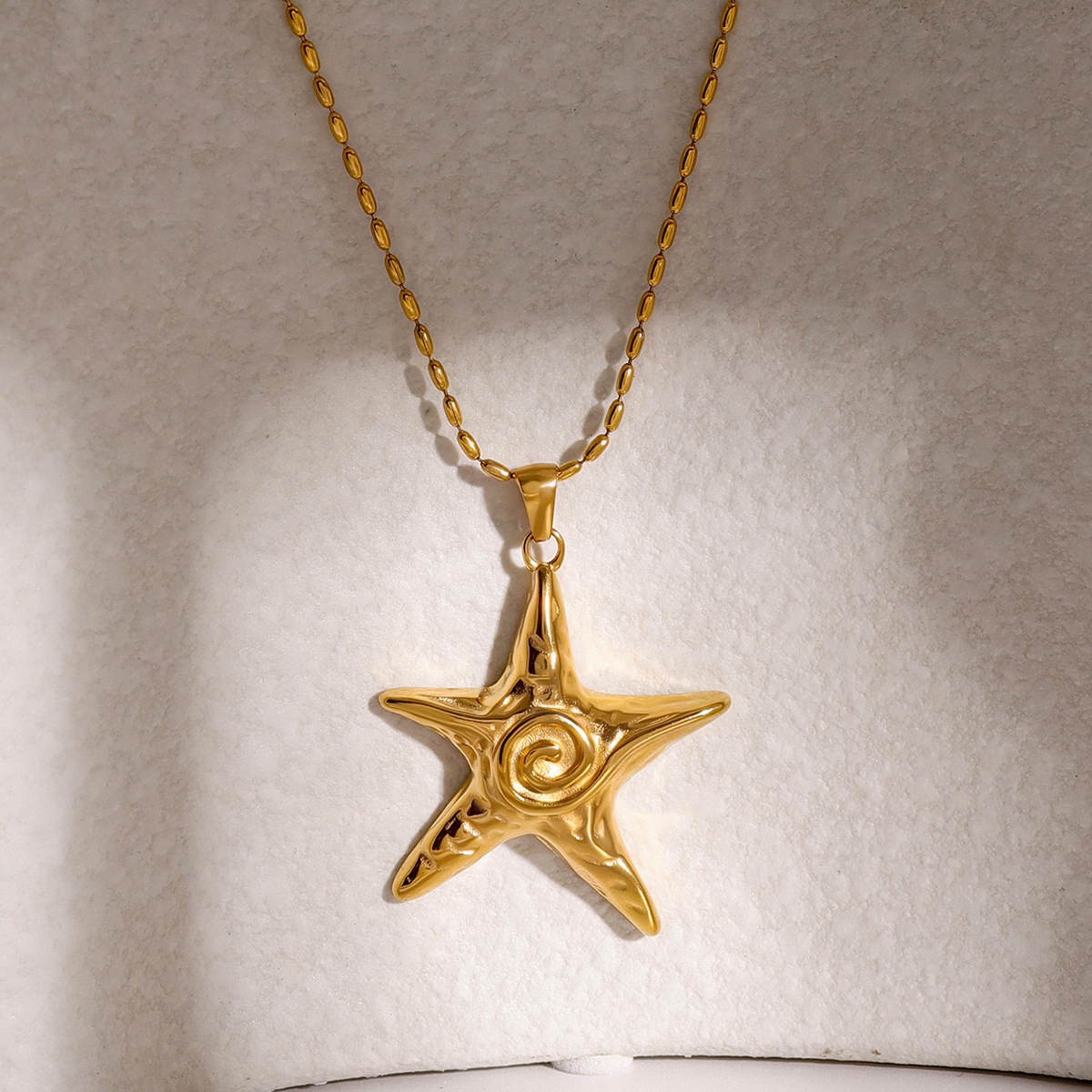 18K Gold Stainless Steel Starfish Series