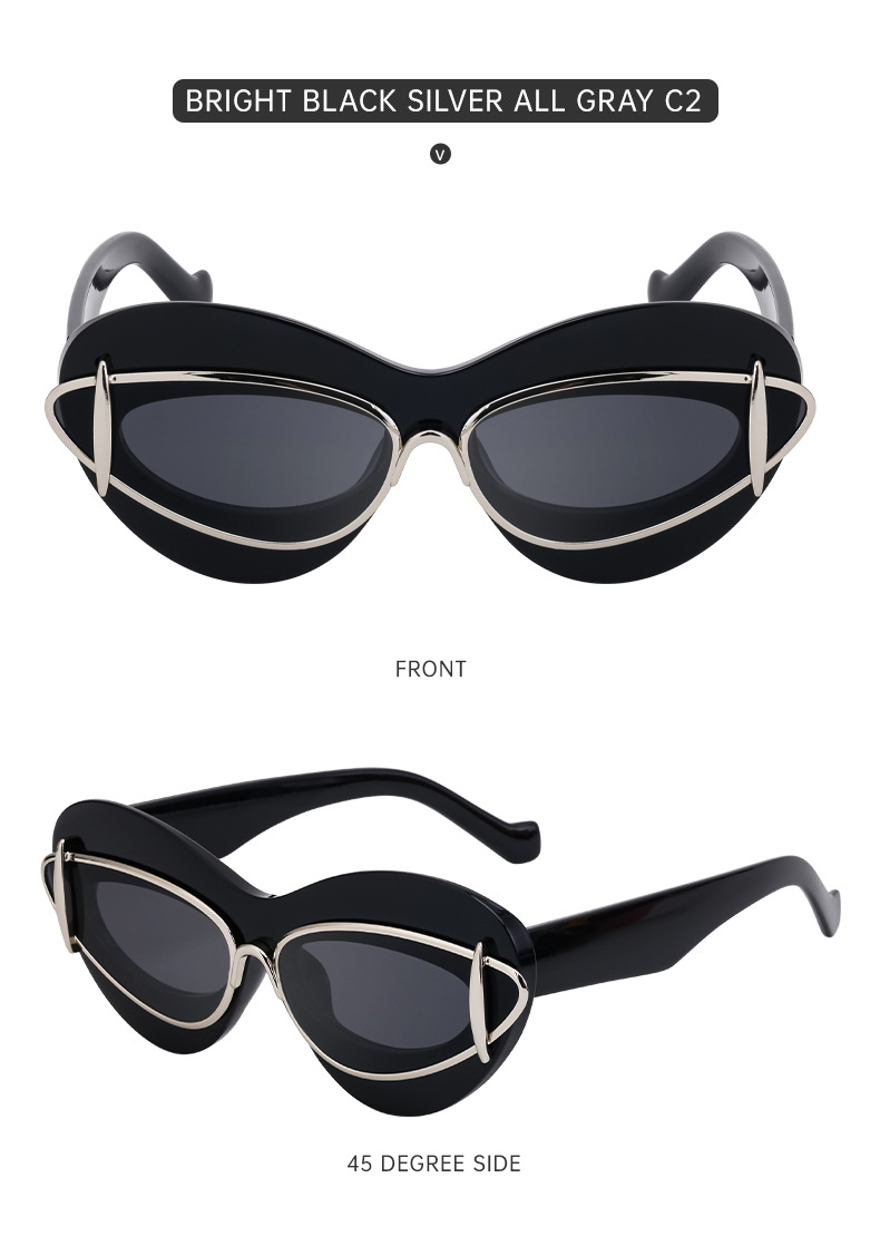 Lunettes de soleil œil de chat pour femme