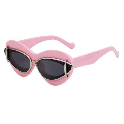 Katzenaugen-Sonnenbrille für Damen