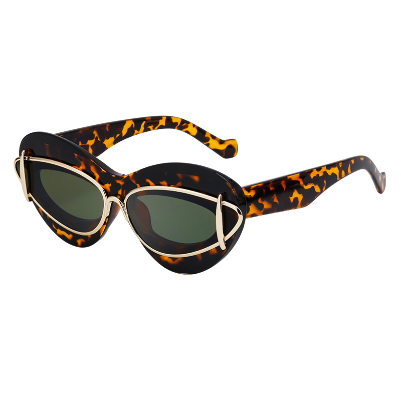 Katzenaugen-Sonnenbrille für Damen