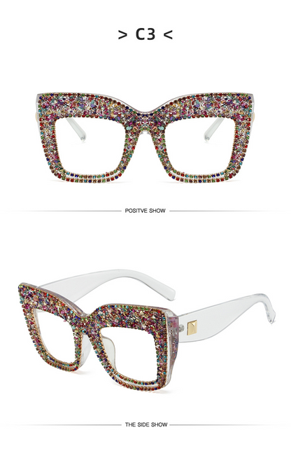 Starry Sky Decoration Colorful Crystals Glasses