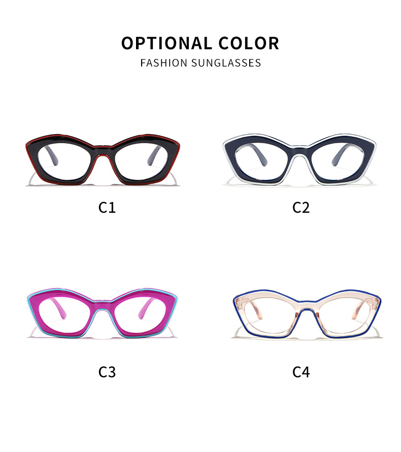 Cat Eye Anti-Blue Light Glasses Same Style for Men and Women