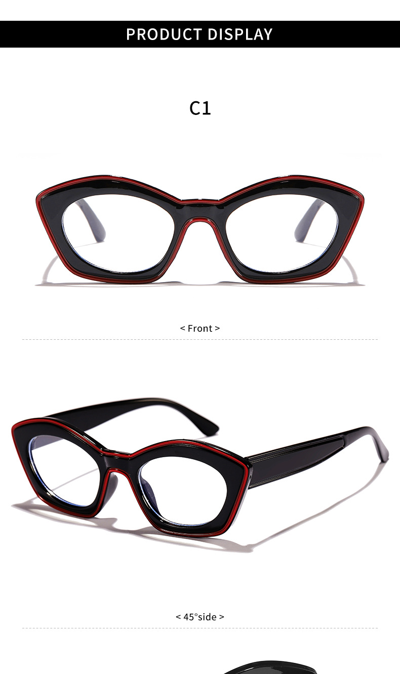 Cat Eye Anti-Blue Light Glasses Same Style for Men and Women