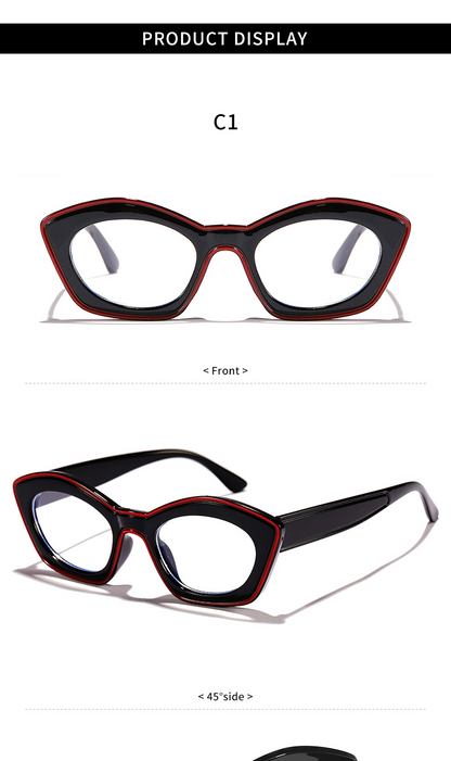 Cat Eye Anti-Blue Light Glasses Same Style for Men and Women