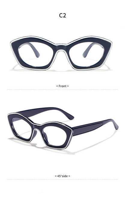 Cat Eye Anti-Blue Light Glasses Same Style for Men and Women