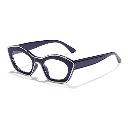 Lunettes anti-lumière bleue œil de chat Même style pour hommes et femmes