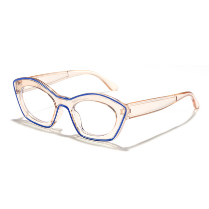 Lunettes anti-lumière bleue œil de chat Même style pour hommes et femmes