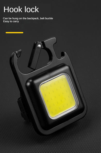 Mini lampe de poche porte-clés à LED