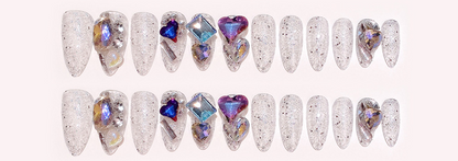 Handmade Glass Diamond Nail Patches