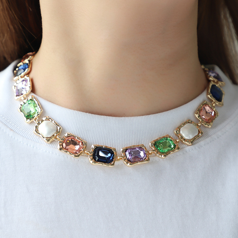 Roman Diamond-Studded Necklace