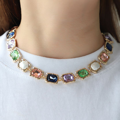 Roman Diamond-Studded Necklace