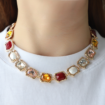 Roman Diamond-Studded Necklace