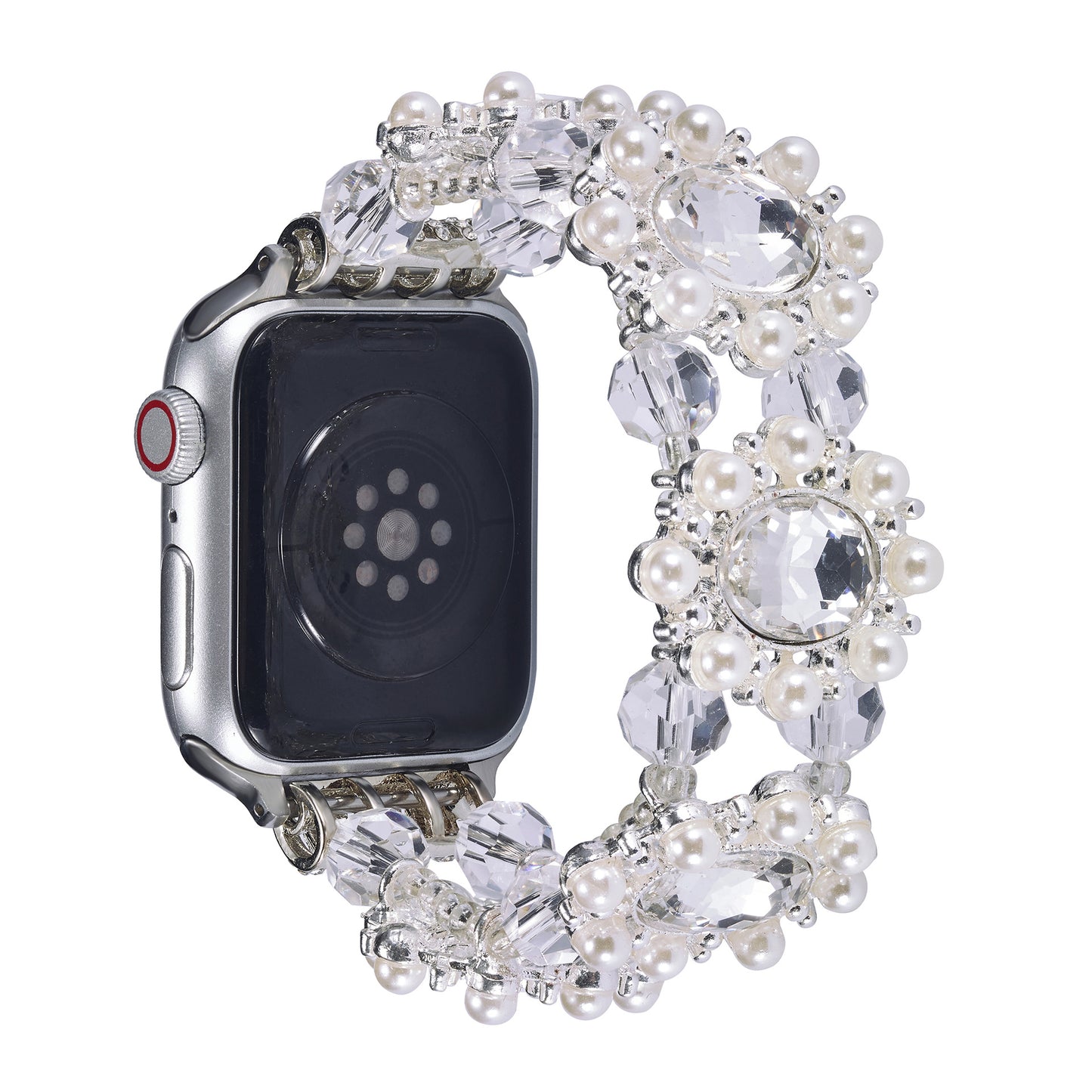 Handgefertigtes Perlenarmband aus Pearl Dabao Stone [Anwendbar auf Apple Watch S8/9]