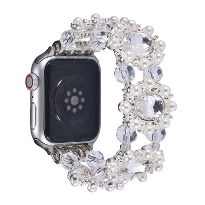 Bracelet en perles faites à la main en pierre Dabao Pearl [applicable à Apple Watch S8/9]