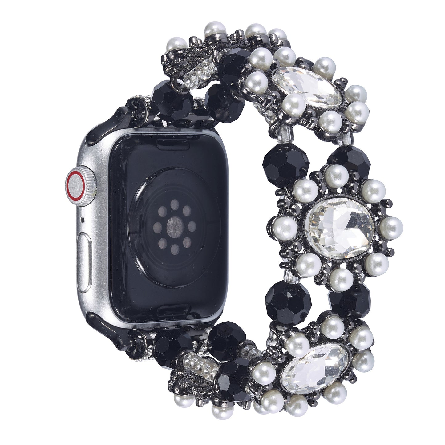 Bracelet en perles faites à la main en pierre Dabao Pearl [applicable à Apple Watch S8/9]