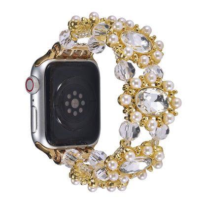 Bracelet en perles faites à la main en pierre Dabao Pearl [applicable à Apple Watch S8/9]