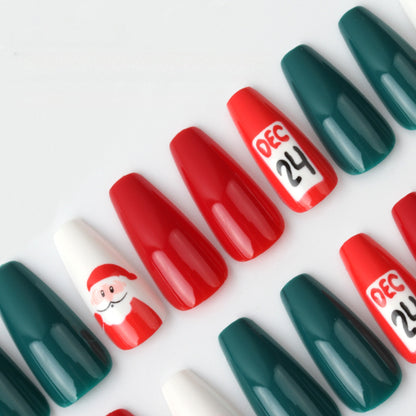 Christmas press-on nails-[30 peices extra large pack]