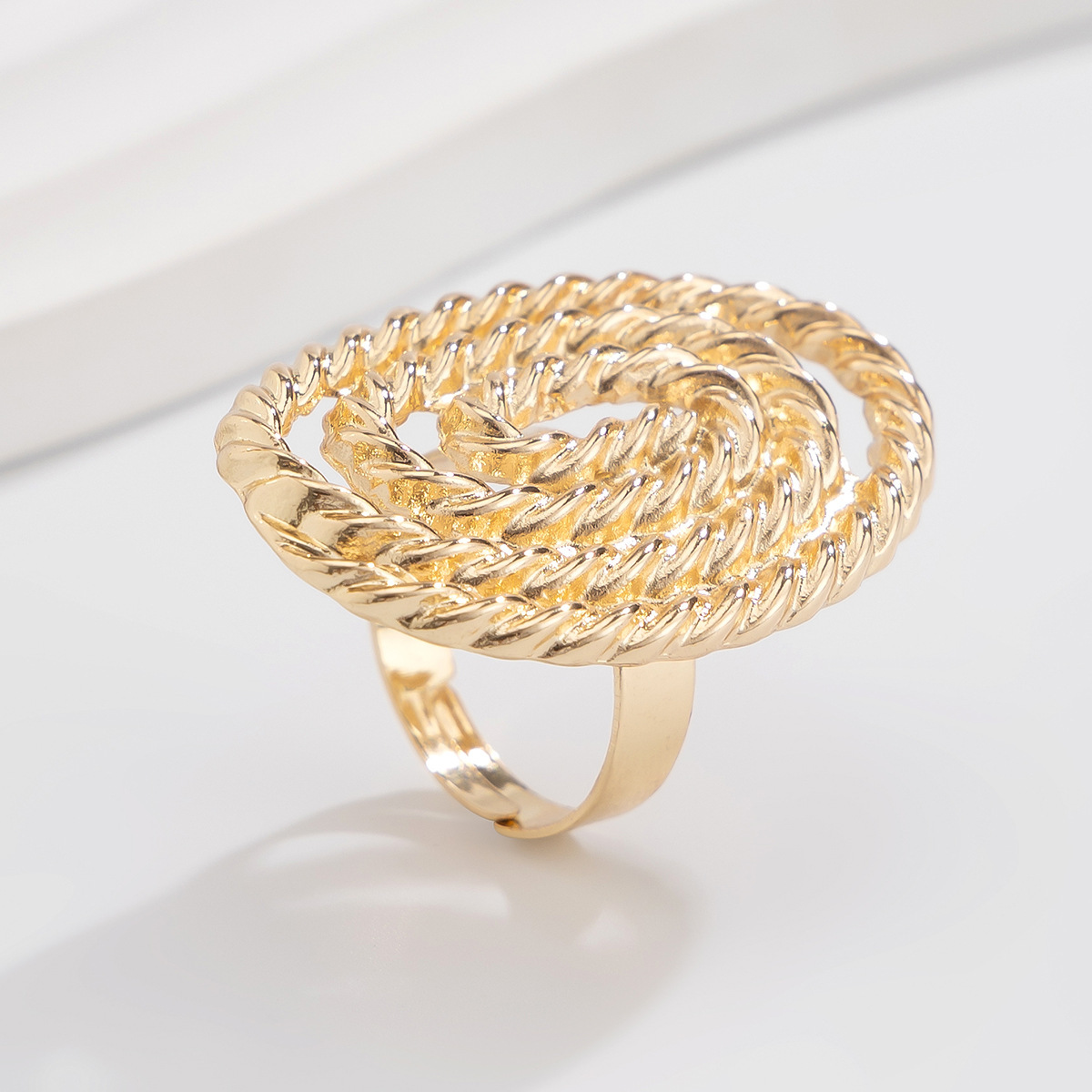 Five Petal Flower Winding Ring