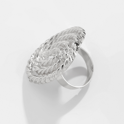 Five Petal Flower Winding Ring