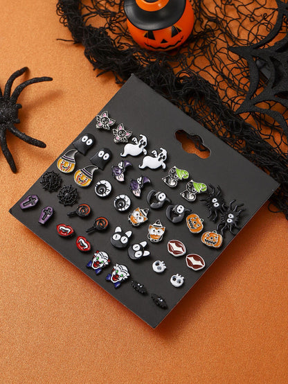 Ensemble de boucles d'oreilles vampires pour Halloween