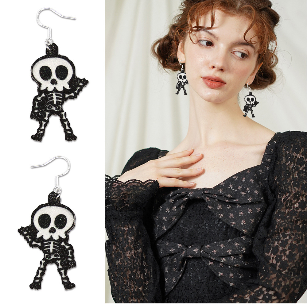 Halloween Party Decoration Horror Funny Earrings