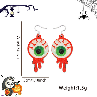 Halloween Party Decoration Horror Funny Earrings