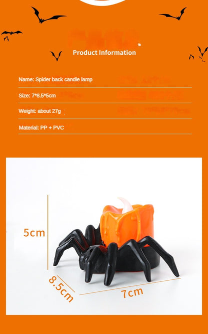 Halloween Decoration Pumpkin Lamp Spider Small Night Lamp