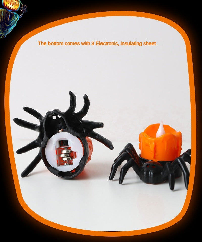 Halloween Decoration Pumpkin Lamp Spider Small Night Lamp