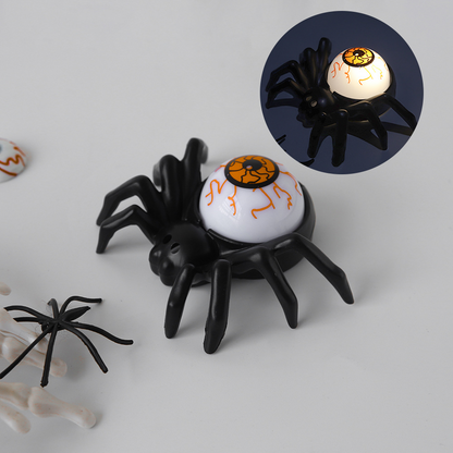 Décoration d'Halloween Lampe Citrouille Araignée Petite Lampe de Nuit