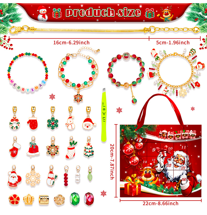 Christmas Creative Blind Box DIY Bracelet