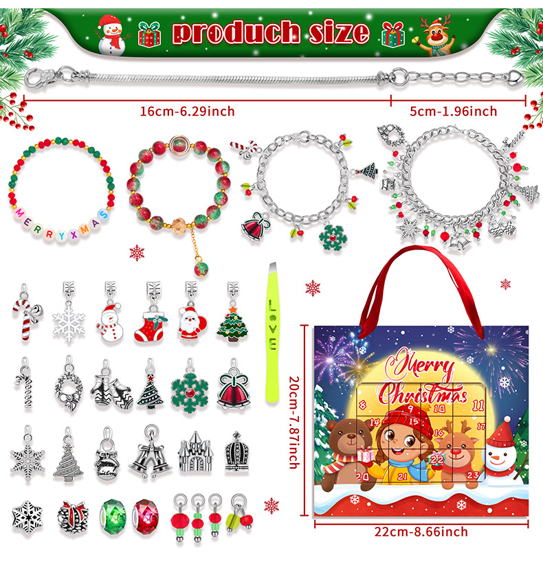 Christmas Creative Blind Box DIY Bracelet