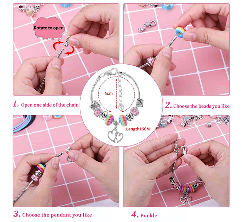 Bracelet DIY en boîte aveugle créative de Noël