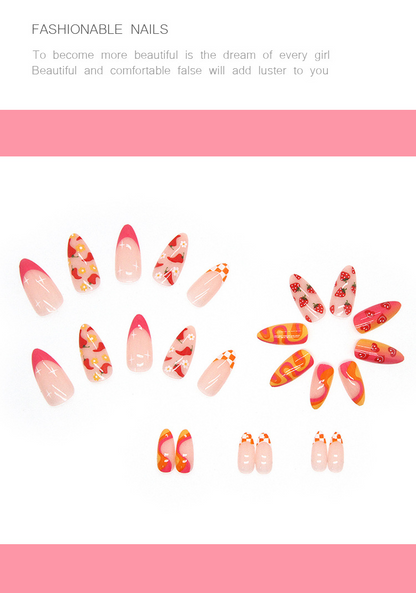 Cute Vegetable and Fruit Combination PRESS-ON NAILS