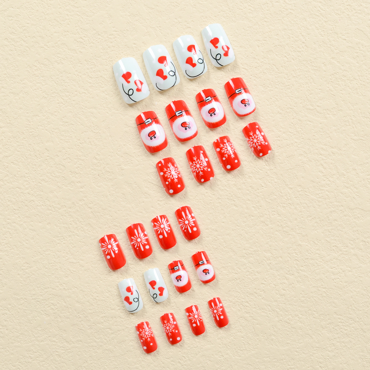 Christmas Series Santa Claus press-on nails