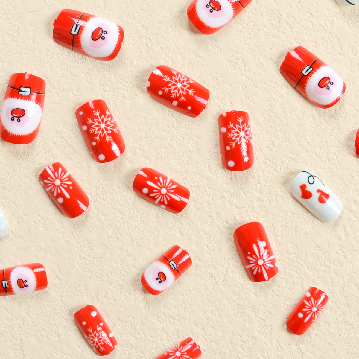 Christmas Series Santa Claus press-on nails