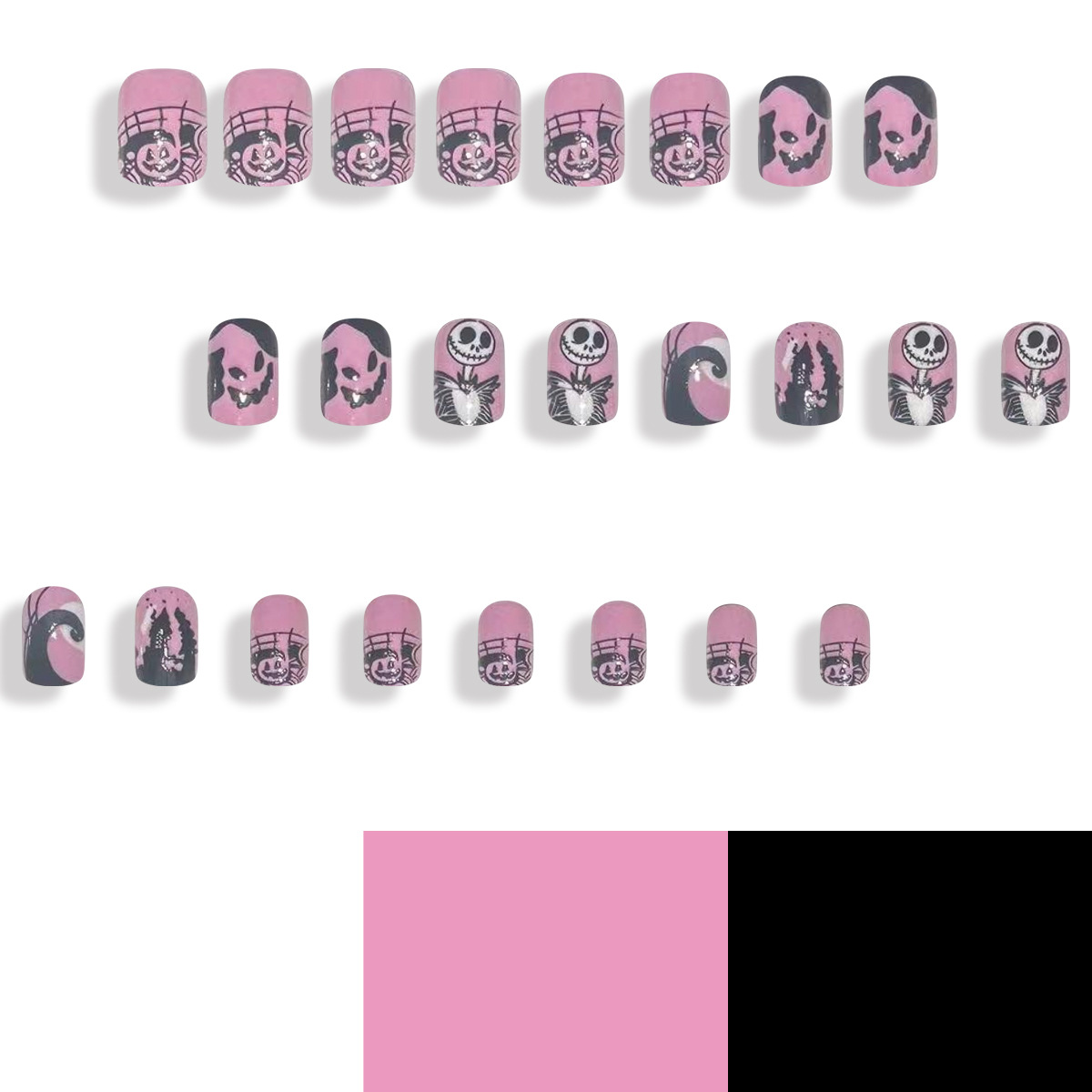 Halloween Pink Spiritual Love Press-on Nails