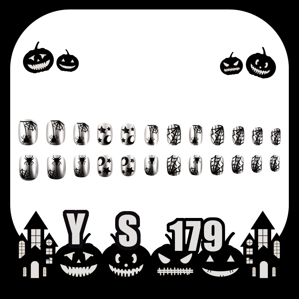 Halloween Nail Spider Press-on Nails