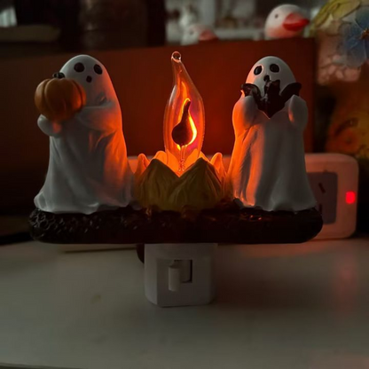 Ghost Campfire Flickering Nightlight