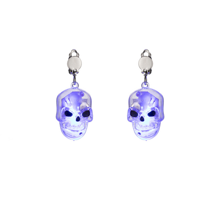 Halloween Pumpkin Lamp Ghost Festival Light-Emitting Earrings