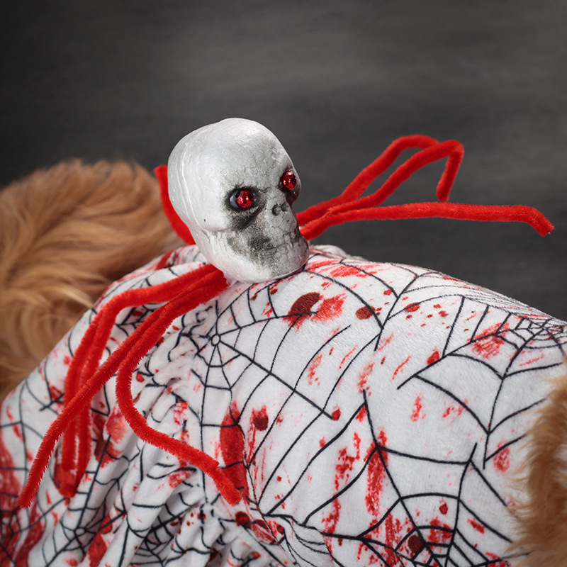 Halloween Blood Spider Pet Dog Skirt