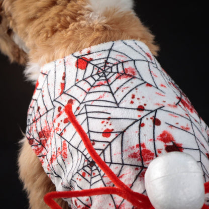 Halloween Blood Spider Pet Dog Skirt