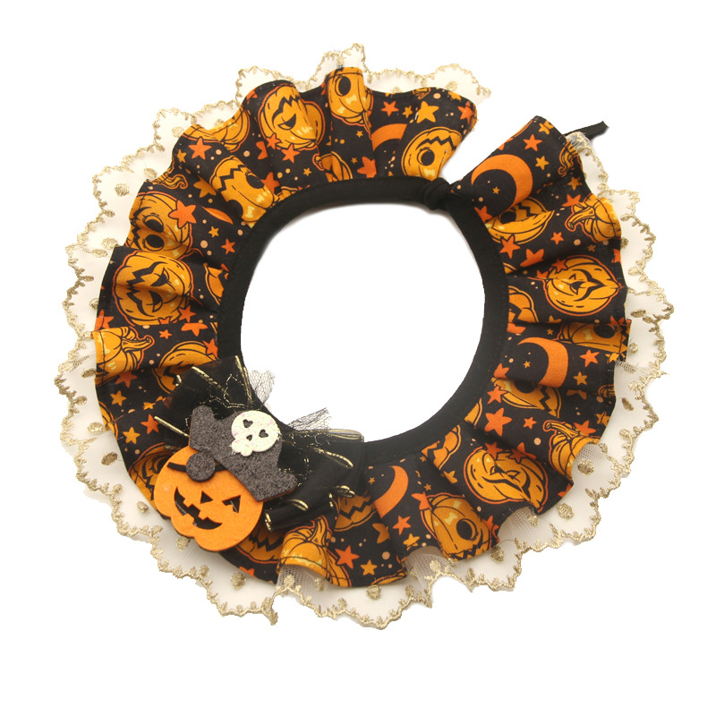 Halloween Spitzenhalsband für Haustiere