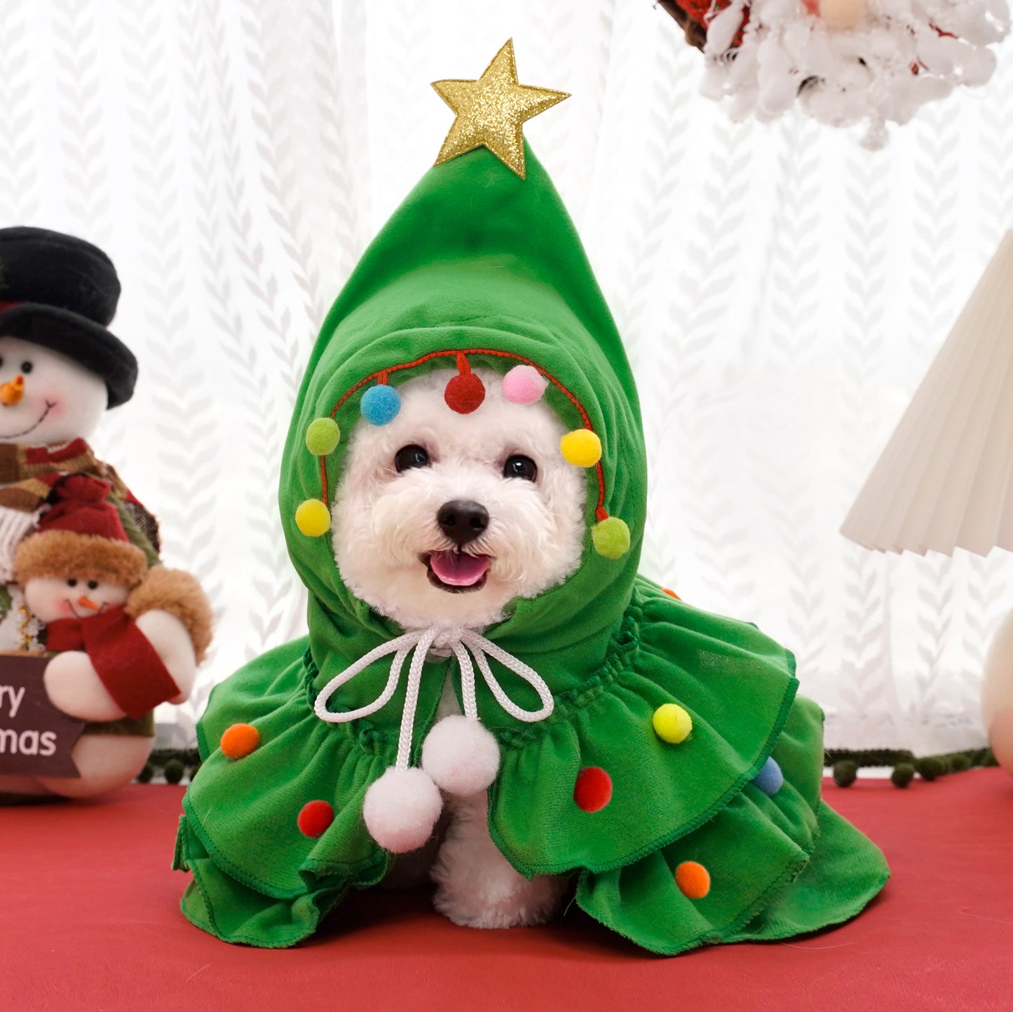 Christmas Pet Cape and Shawl