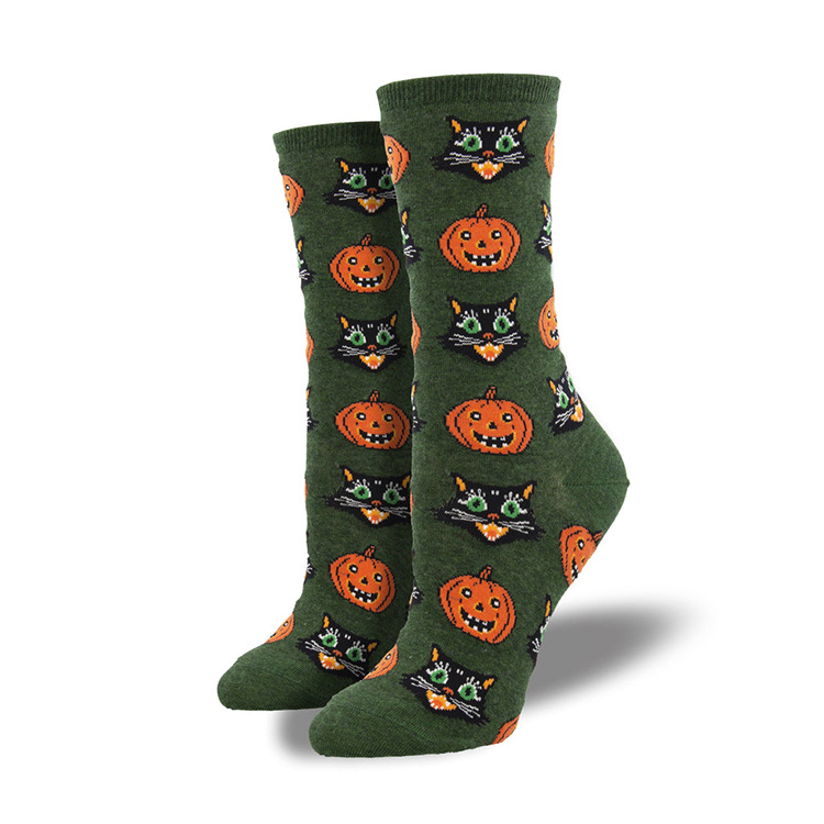 Halloween Kreative Lustige Wadenlange Socken