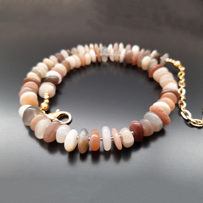 Irregular Natural Stone Beaded Necklace