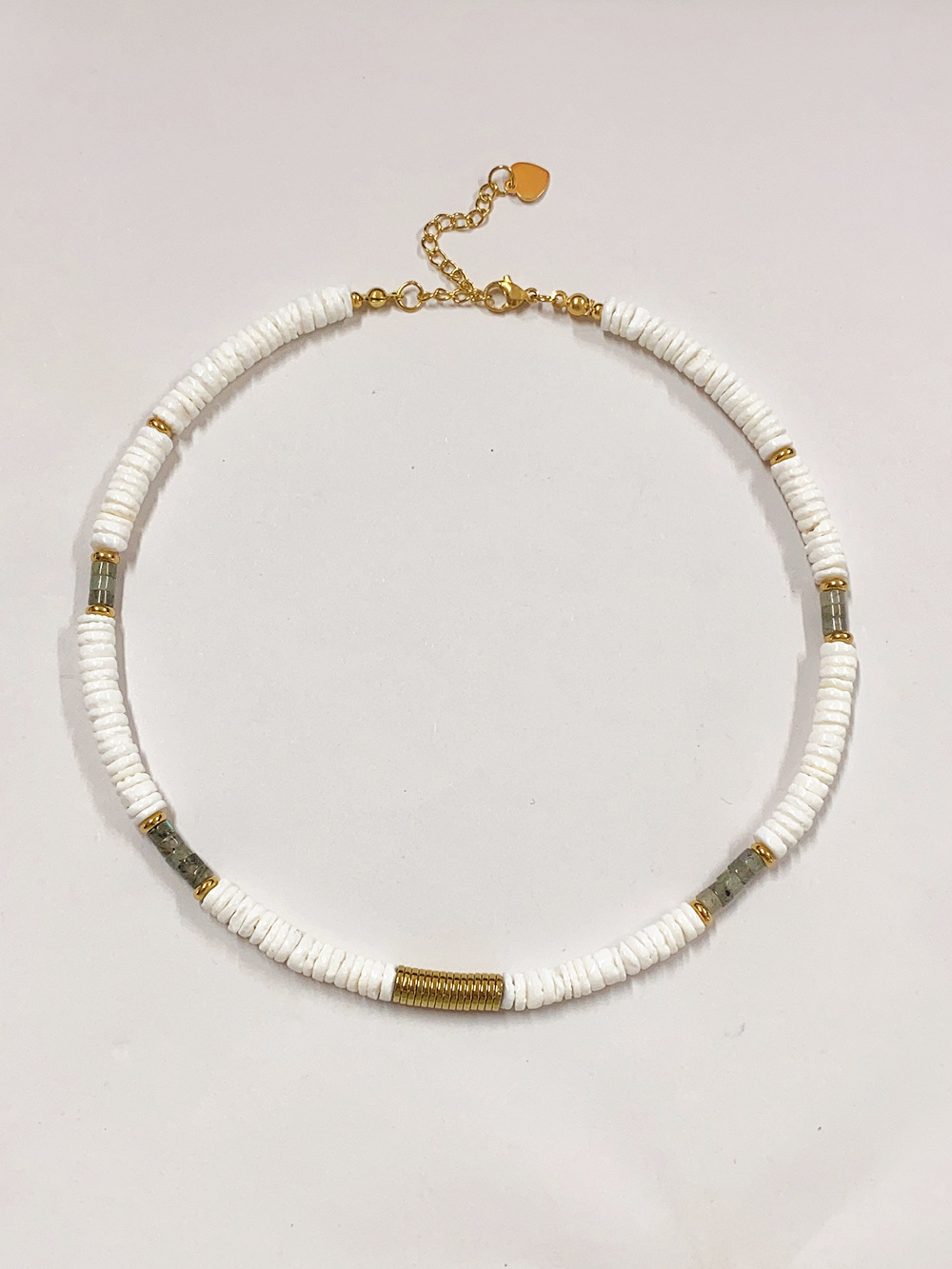 Natural Stone Beaded Necklace