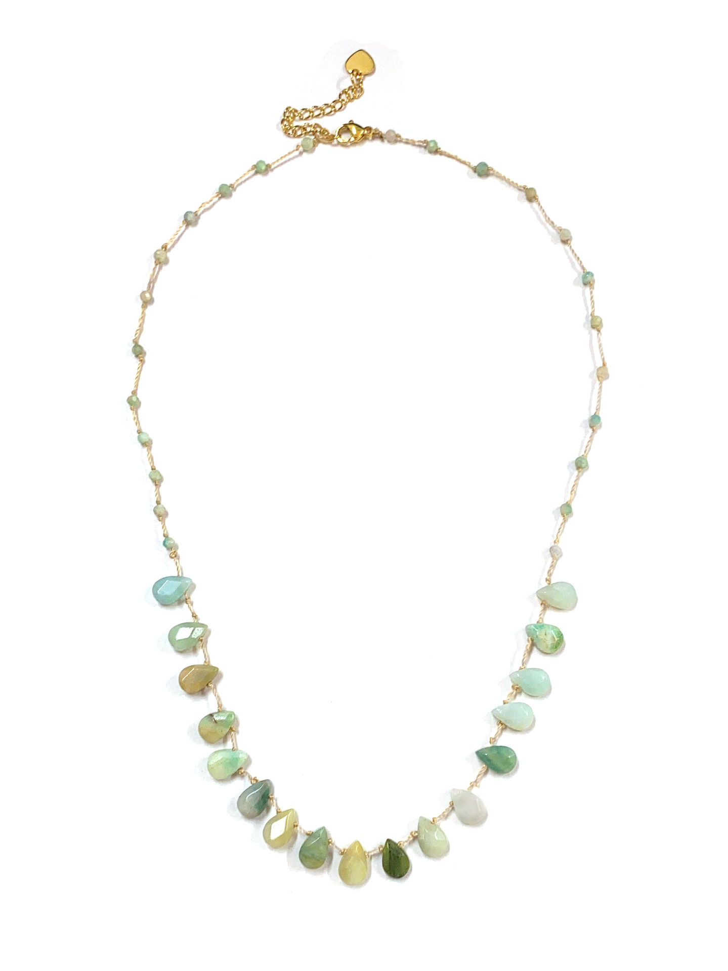 Natural Stone Beaded Necklace