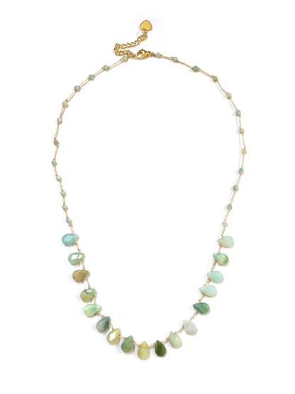 Natural Stone Beaded Necklace