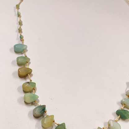 Natural Stone Beaded Necklace